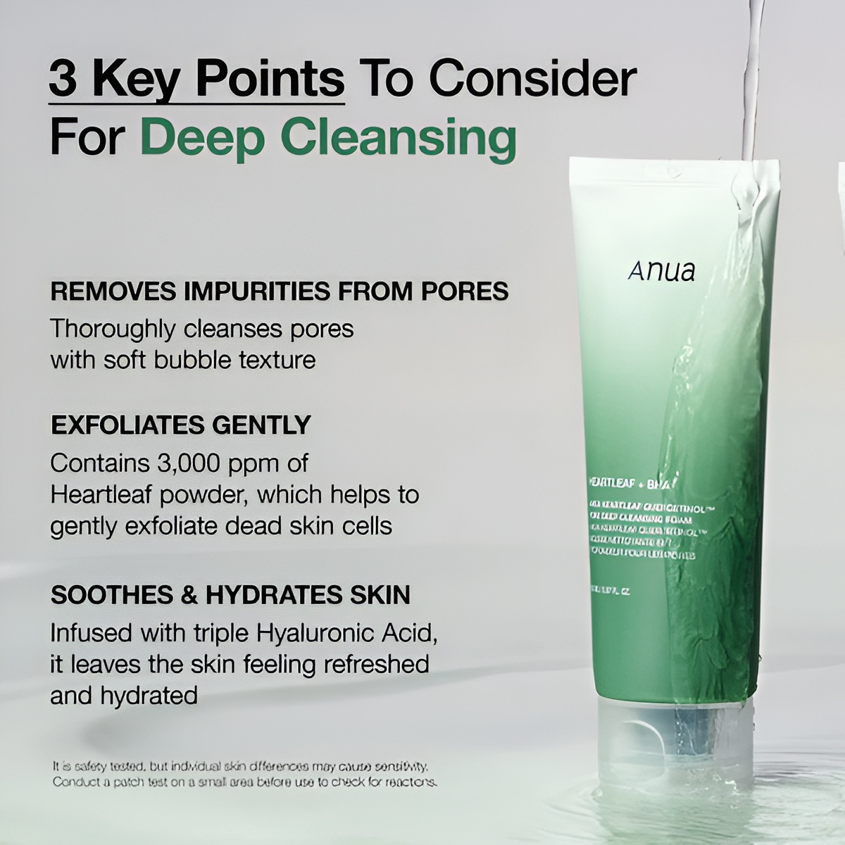 Anua Heartleaf Quercetinol Pore Deep Cleansing Foam 25ml