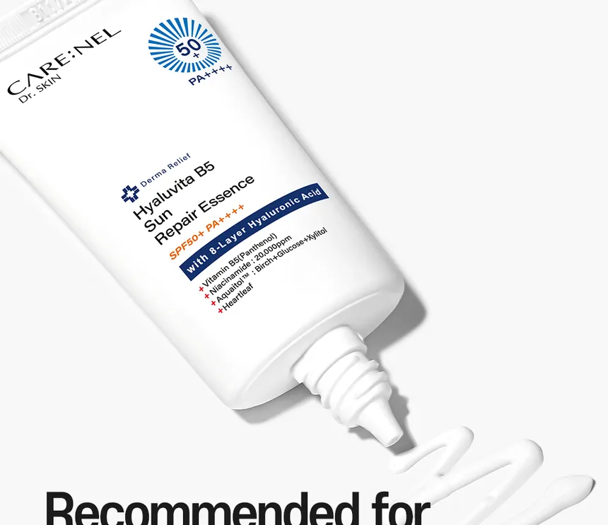 Carenel Hyaluvita B5 Sun Repair Essence SPF50+ PA++++