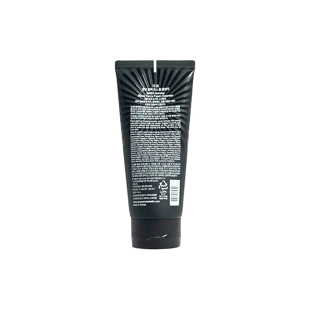 Dabo Black Force For Men Foam Cleanser 120ml