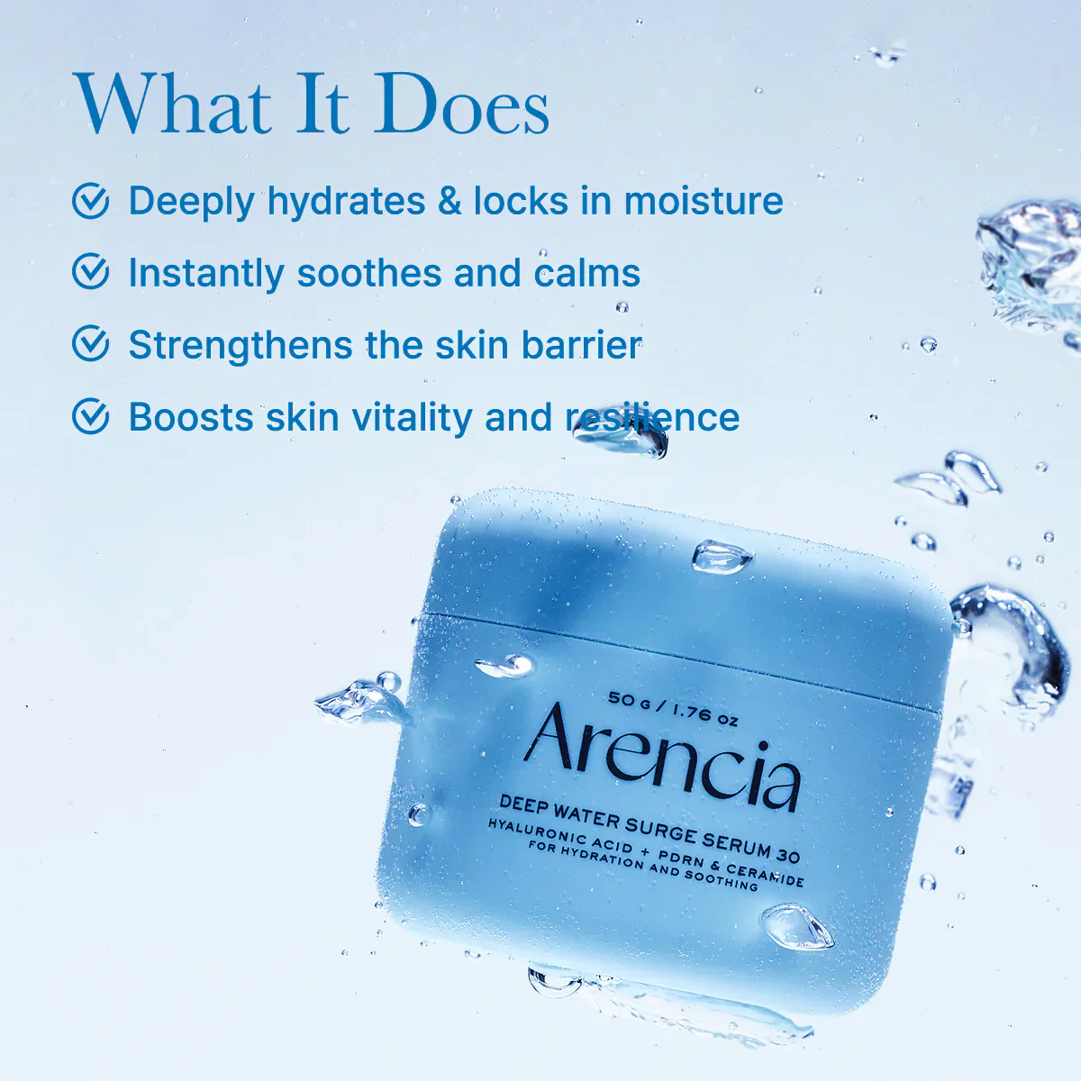 ARENCIA Deep Water Surge Soothing Cream 110ml