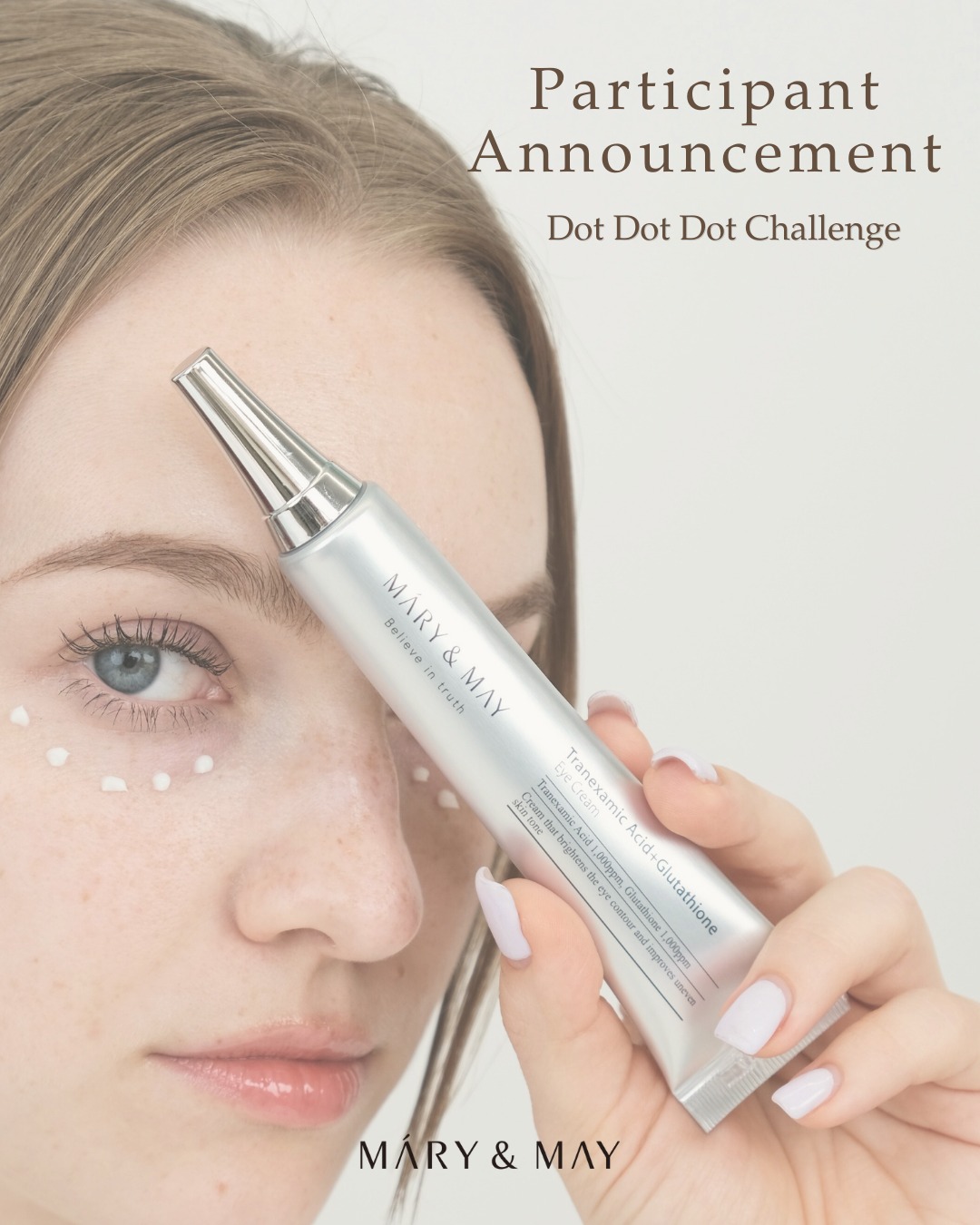 MARY & MAY Tranexamic Acid + Glutathione Eye Cream 12g