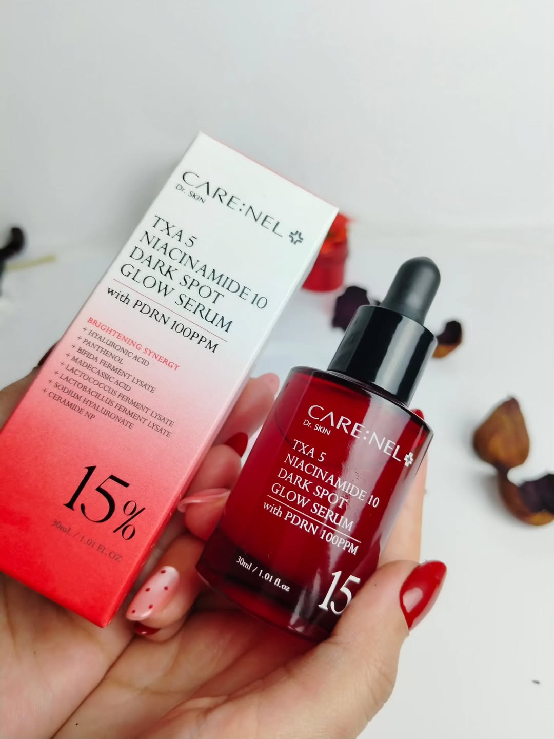 Carenel Tranexamic Acid 5% + Niacinamide 10% Dark Spot Glow Serum 30ml