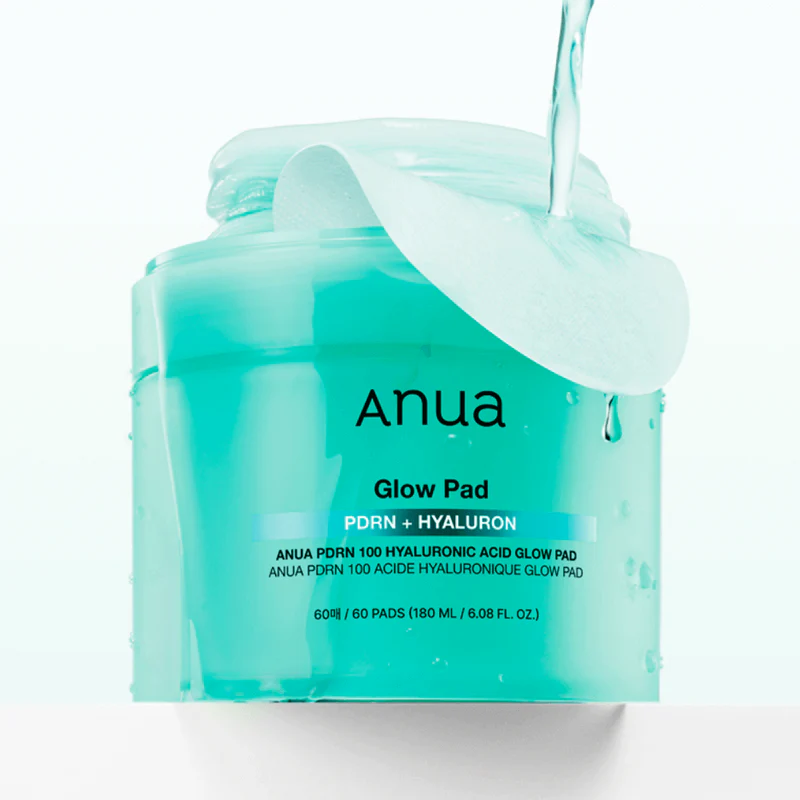ANUA PDRN 100 Hyaluronic Acid Glow Pad (60pads) 210ml