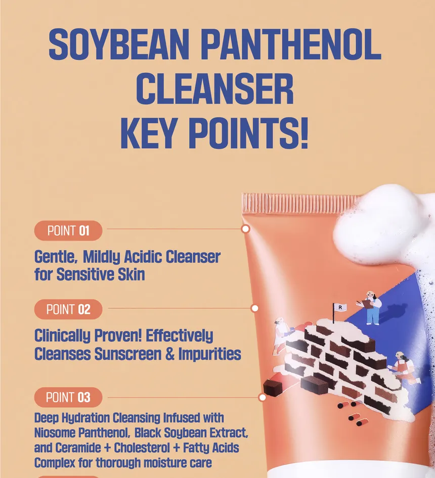 ROUND LAB Soybean Panthenol Cleanser 150ml