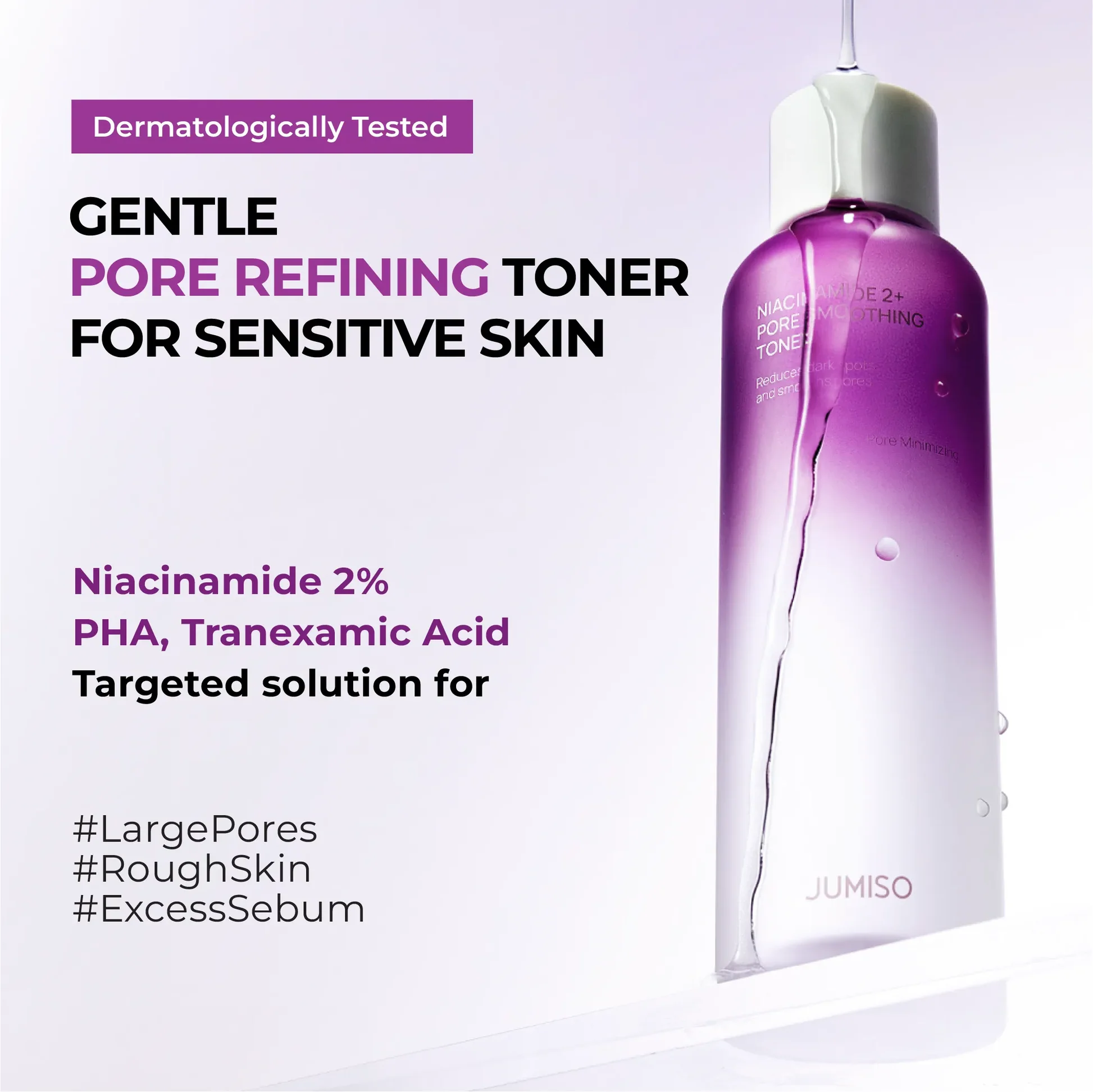 JUMISO Niacinamide 2+ Pore Smoothing Toner 205ml