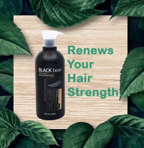 3W Clinic black Bean Vitalizing Shampoo 500ml