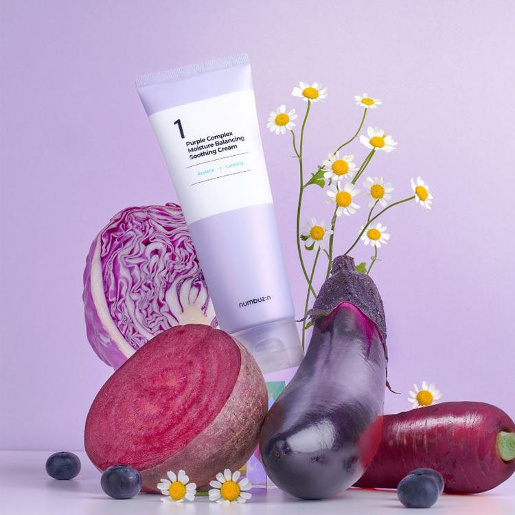 Numbuzin No.1 Purple Complex Moisture Balancing Soothing Cream 100ml thumbnail 2