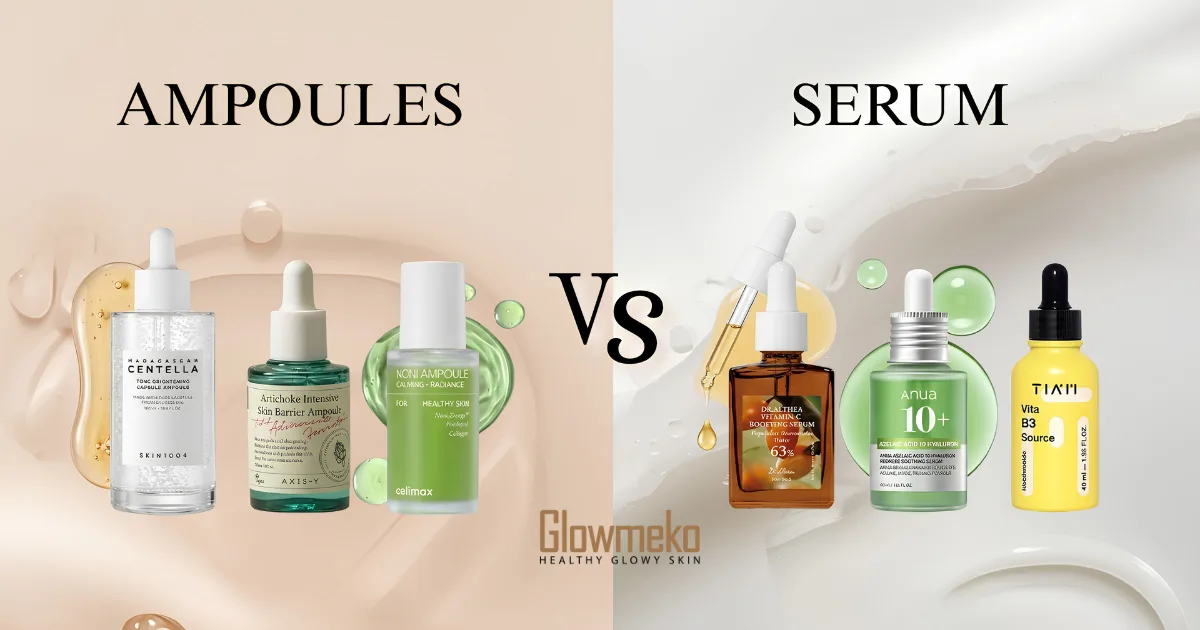 Ampoules VS Serum: পার্থক্য, উপকারিতা ও কার্যকারিতা বিশ্লেষণ