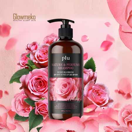 Plu Nature & Perfume Shampoo (Rose Blossom) 1000ml thumbnail 2
