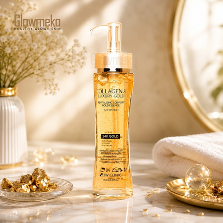 3W Clinic Collagen & Luxury Gold Revitalizing Comfort Gold Essence 150ml thumbnail 2