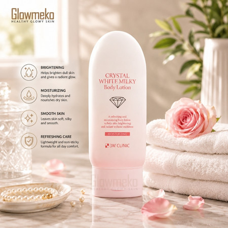 3W Clinic Crystal White Milky Body Lotion 150gm thumbnail 2