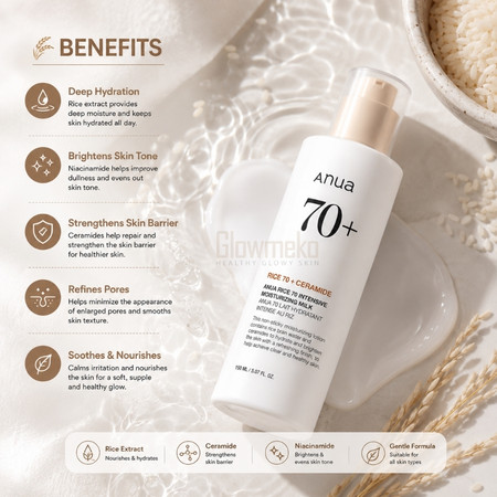 ANUA Rice 70 Intensive Moisturizing Milk 150ml thumbnail 3