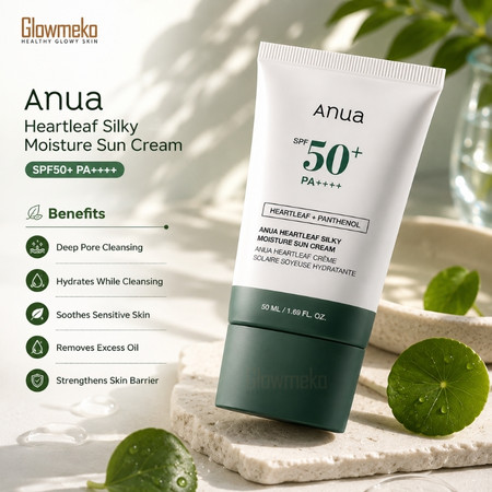 Anua Heartleaf Silky Moisture Sun Cream SPF 50+ PA++++50ml thumbnail 3