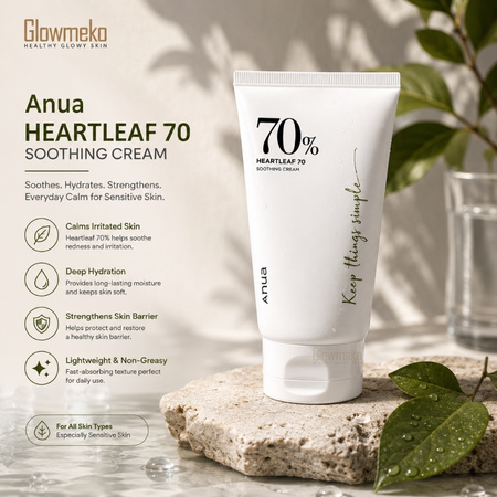 Anua Heartleaf 70% Soothing Cream 100ml thumbnail 2