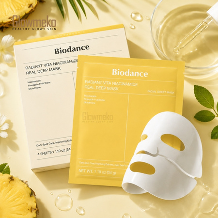Biodance Radiant Vita Niacinamide Real Deep Mask 4Pcs thumbnail 2