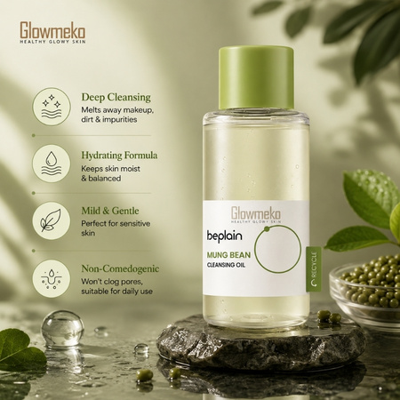 Beplain Mung Bean Cleansing Oil Mini 20ml thumbnail 2
