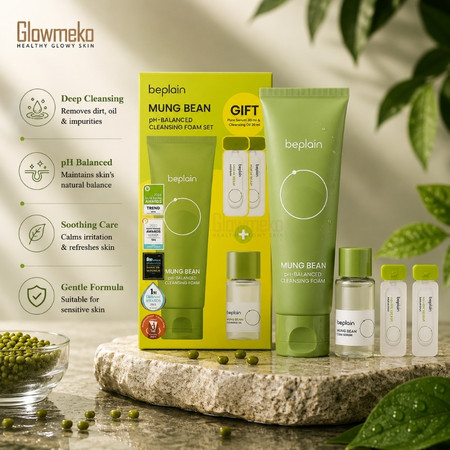 Mung Bean pH-Balanced Cleansing Foam 80ml (Gift Pore Serum 1ml*2ea + Cleansing Oil 10ml) thumbnail 2