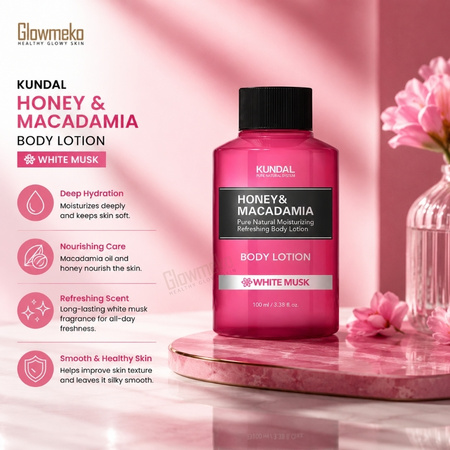 Kundal Honey & Macadamia Body Lotion White Musk 100ml thumbnail 2
