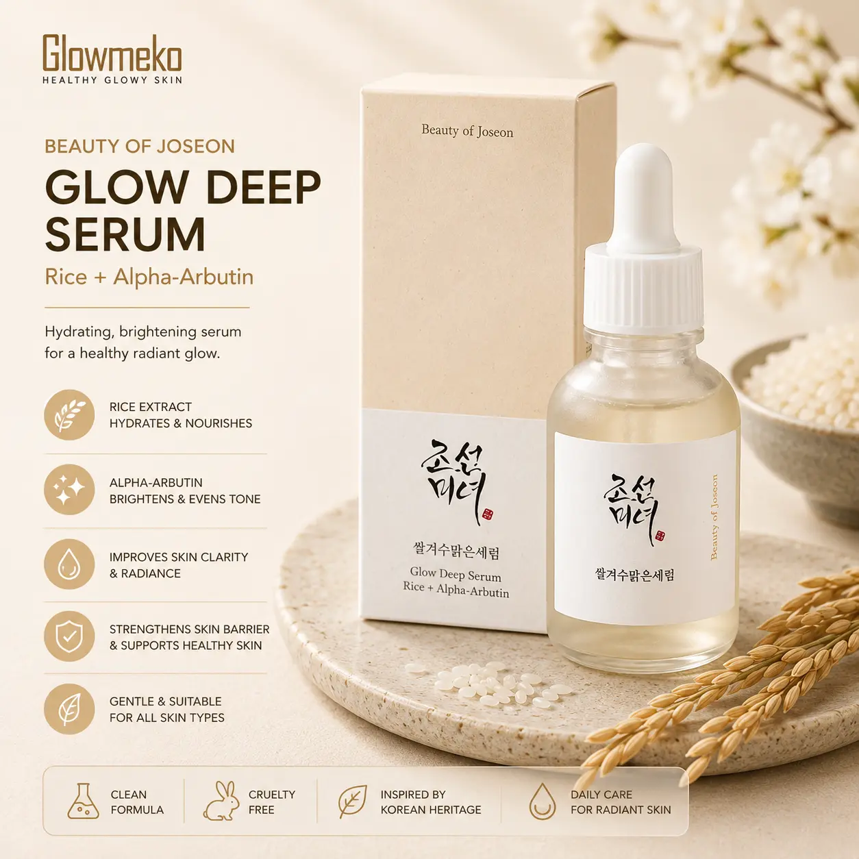 Beauty of Joseon Glow Deep Serum Rice + Arbutin 60ml thumbnail 3