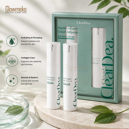 ClearDea Mucin Collagen Cream Ampoule 15ml (Jumbo, 2ea) thumbnail 2