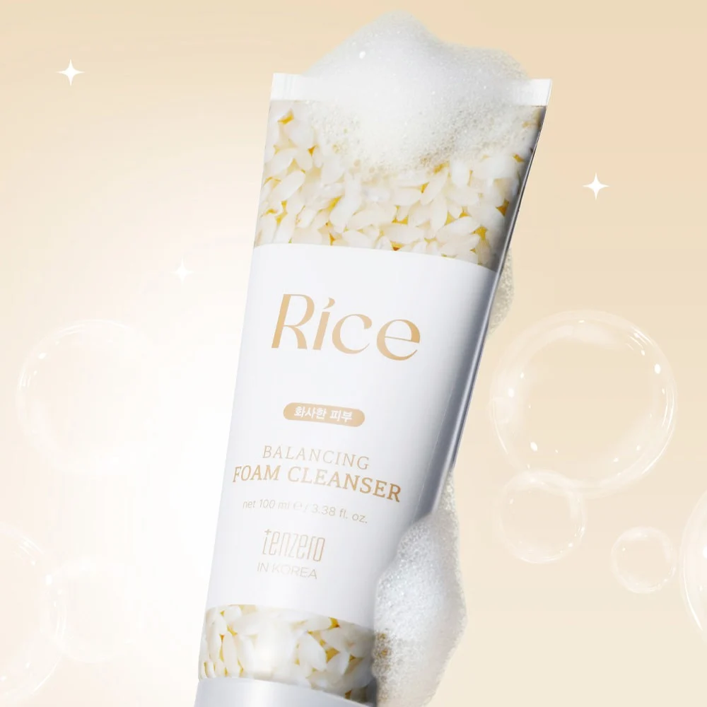 TENZERO Rice Balancing Foam Cleanser 100ml thumbnail 2