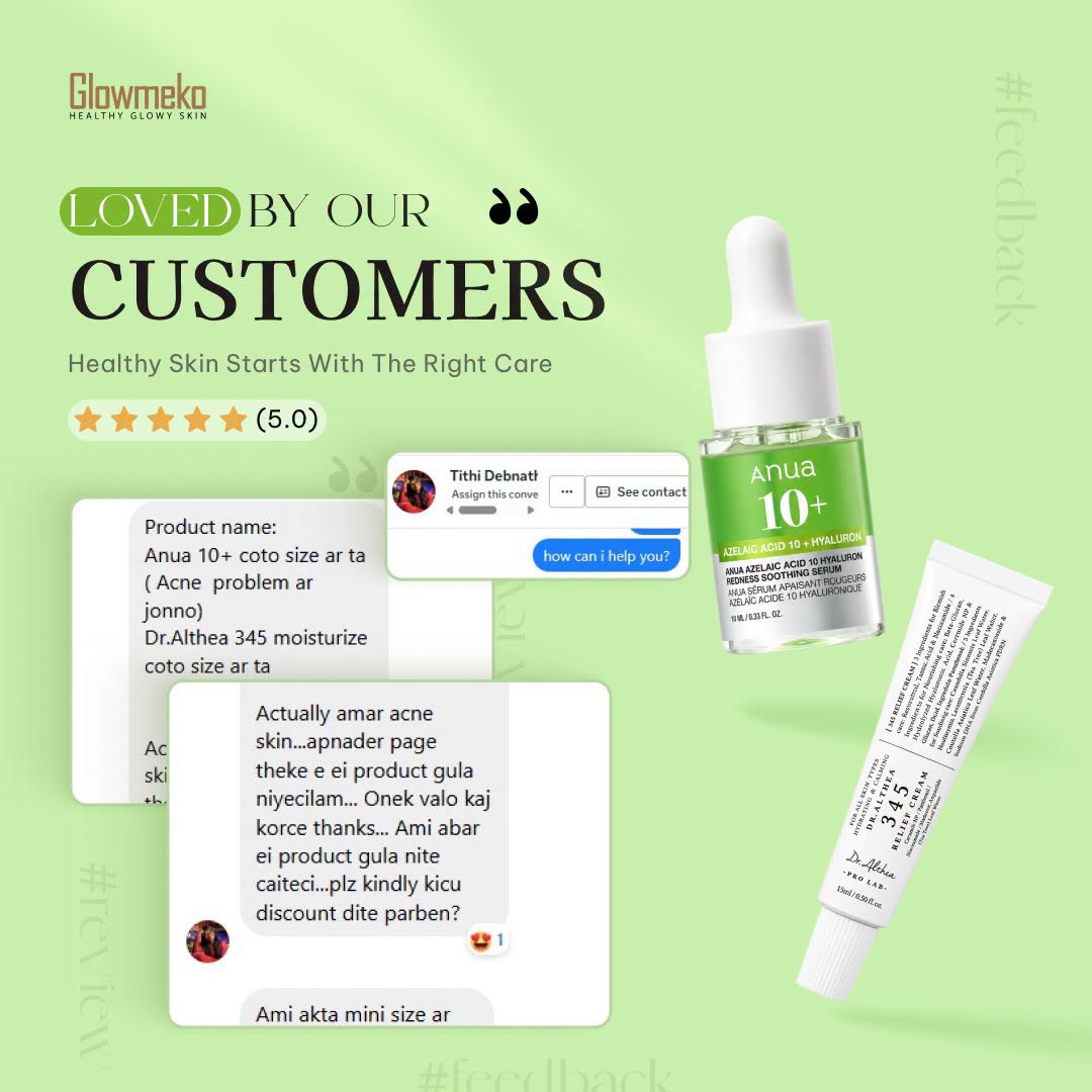 Anua Azelaic Acid 10 Hyaluron Redness Soothing Serum 10ml + Dr.Althea 345 Relief Cream 15ml Combo customer review photo