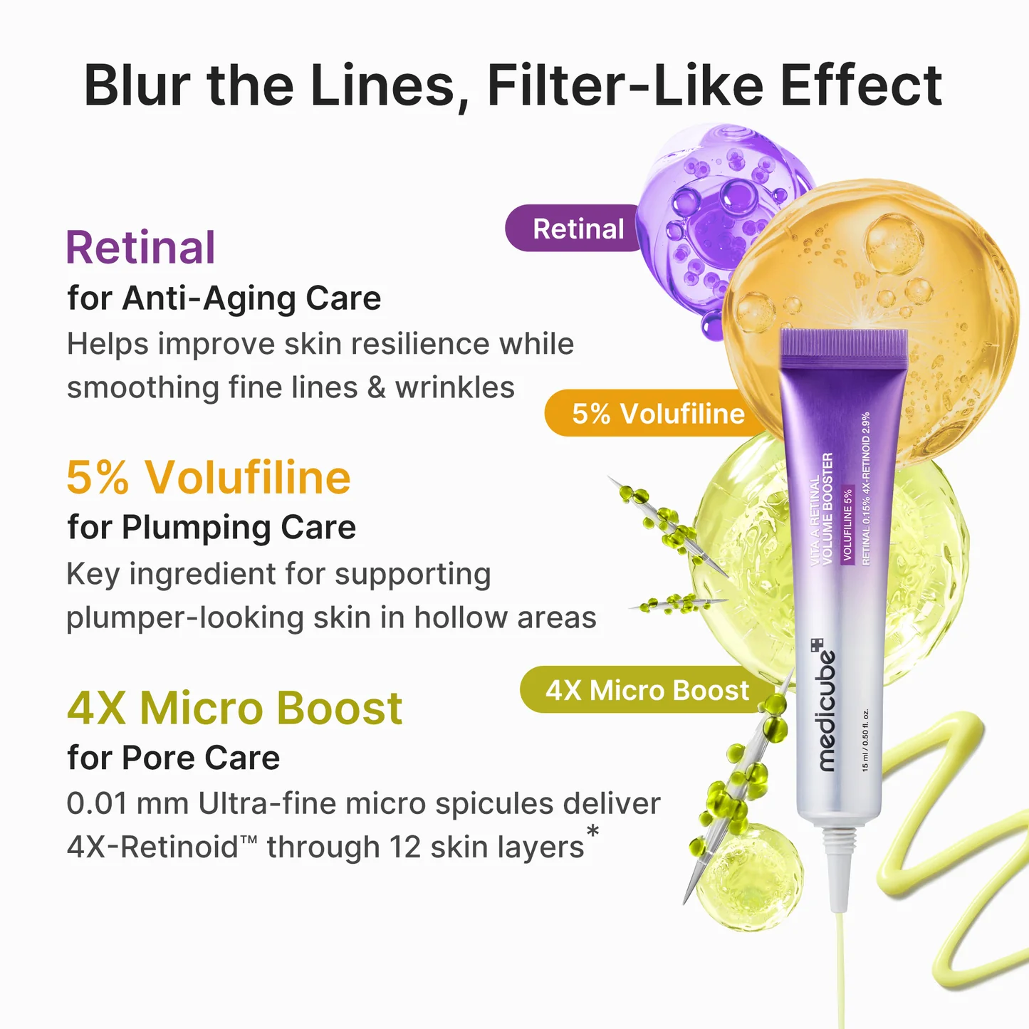 Medicube Vita A Retinal Volume Booster Serum 15ml thumbnail 2