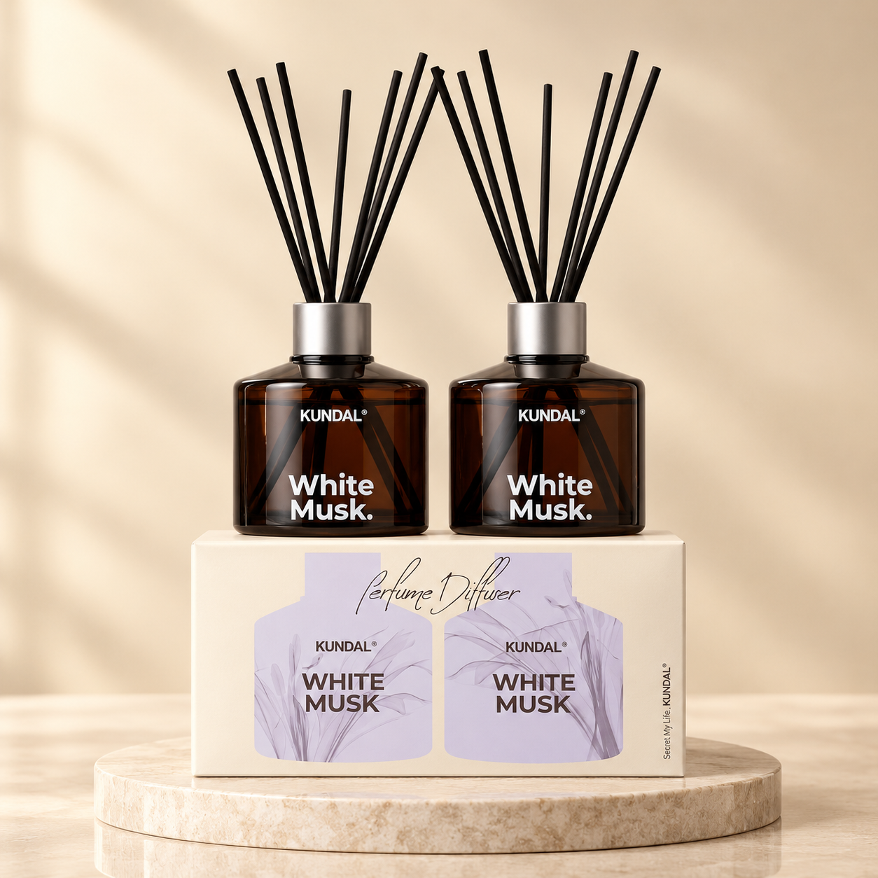 KUNDAL Perfume Diffuser White Musk 400ml (2 EA) thumbnail 2