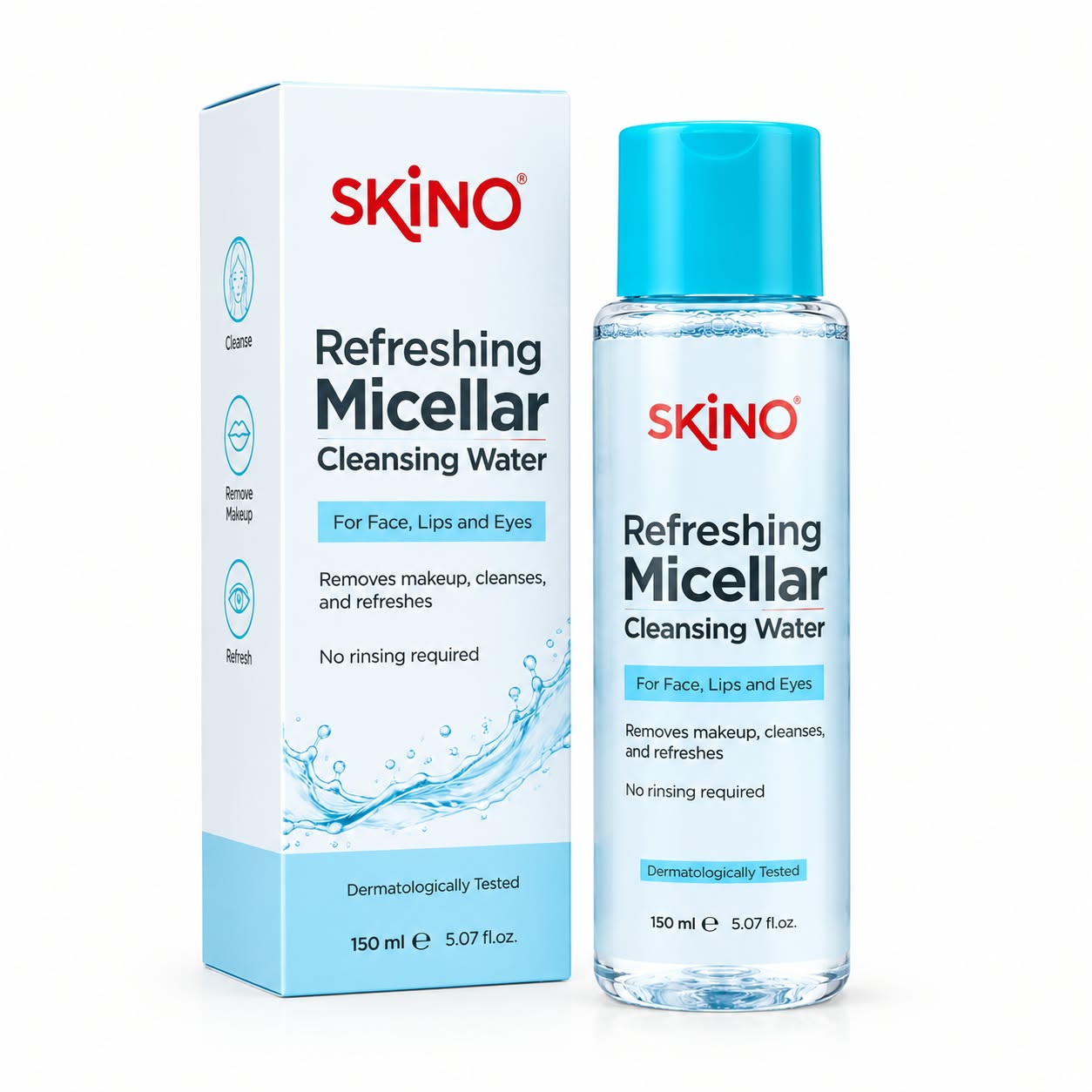 Skin’O Refreshing Micellar Cleansing Water (100ml) thumbnail 2
