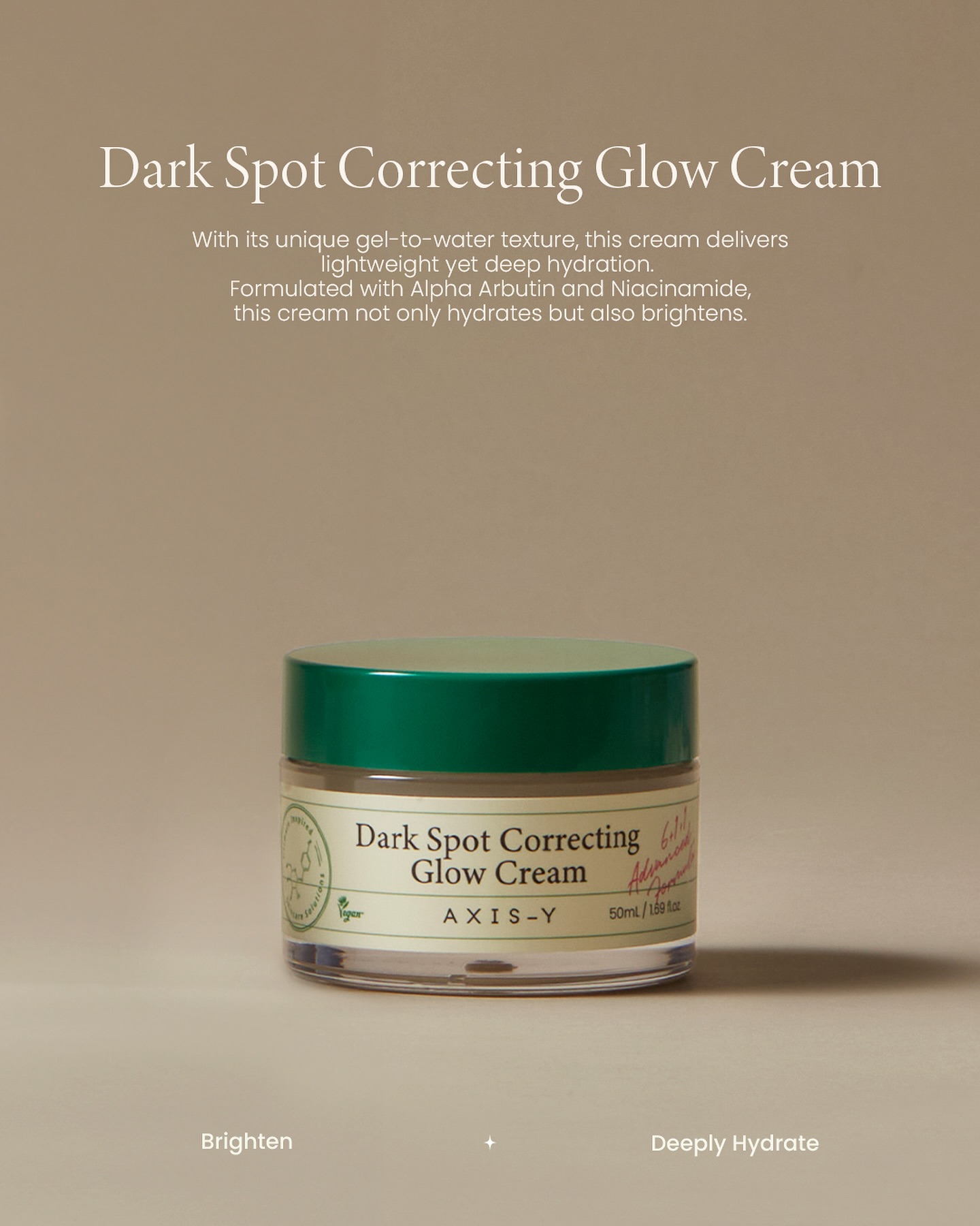 AXIS-Y Dark Spot Correcting Glow Serum 50ml & Cream 50ml Combo