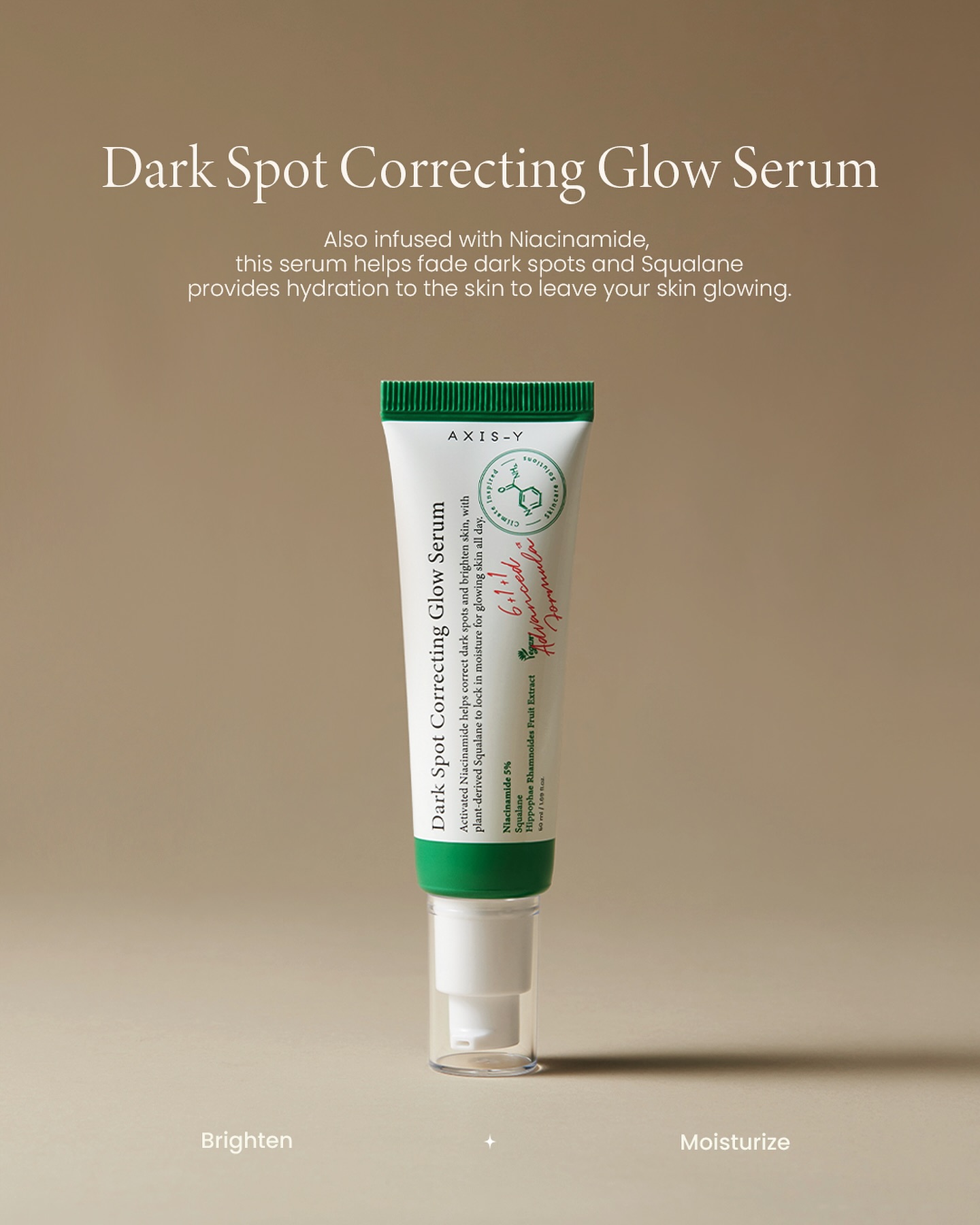 AXIS-Y Dark Spot Correcting Glow Serum 50ml & Cream 50ml Combo
