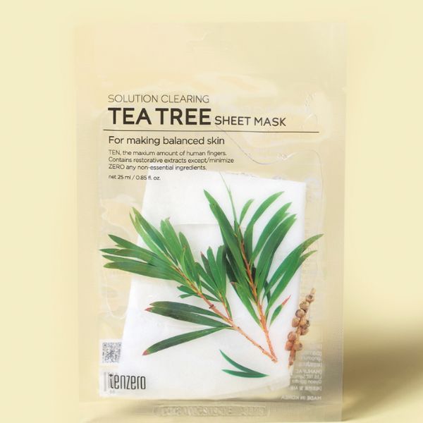 Tenzero tea tree sheet mask (10 pcs packet) 25ml