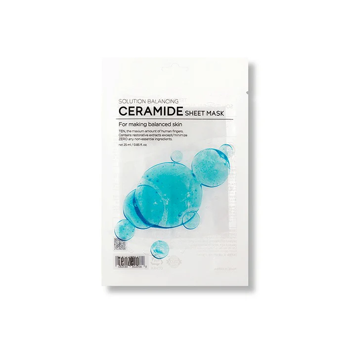 Tenzero ceramide sheet mask (10 pcs packet) 25ml