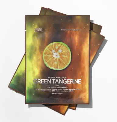 Tenzero glow ampoule green tangerine mask (10ea) 25ml