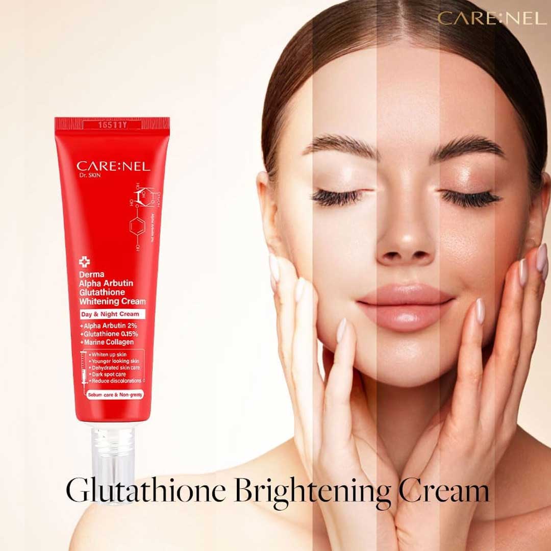 Carenel Derma Alpha Arbutin Glutathione Whitening Cream 45ml