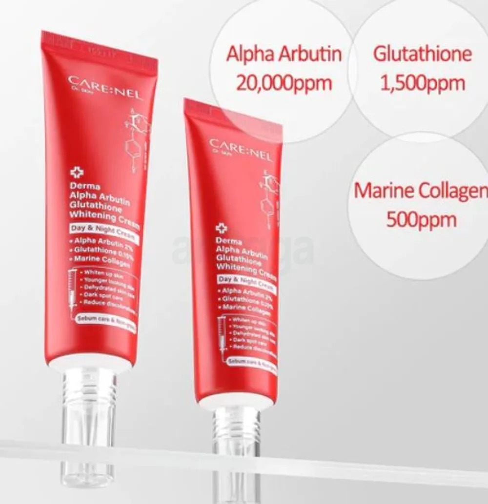 Carenel Derma Alpha Arbutin Glutathione Whitening Cream 45ml
