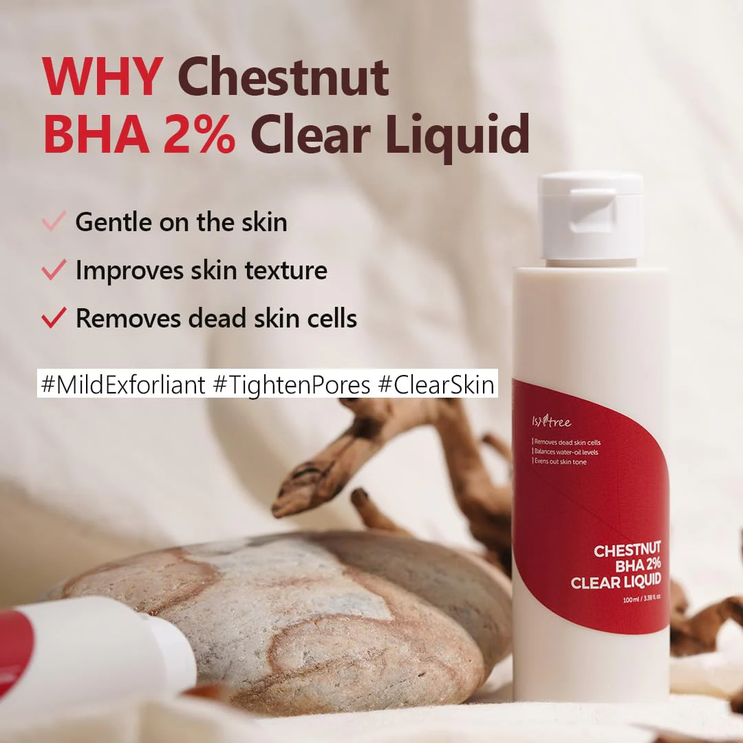 Isntree Chestnut BHA 2% Clear Liquid Essence (100 ml)