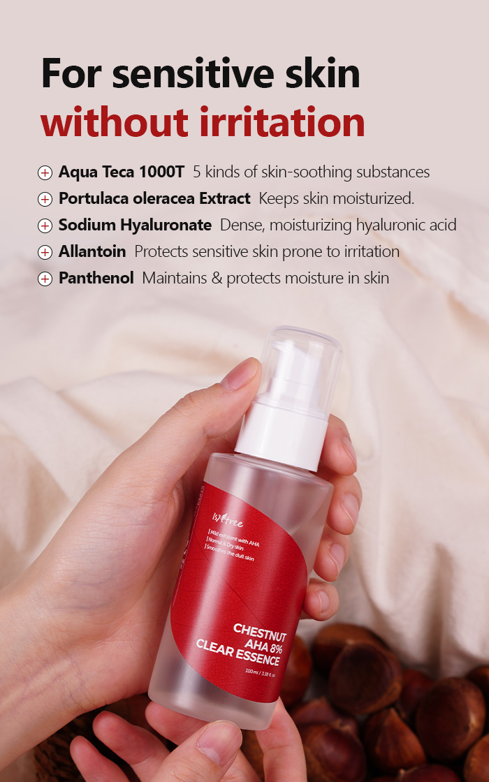 Isntree Chestnut AHA 8% Clear Essence (100 ml)