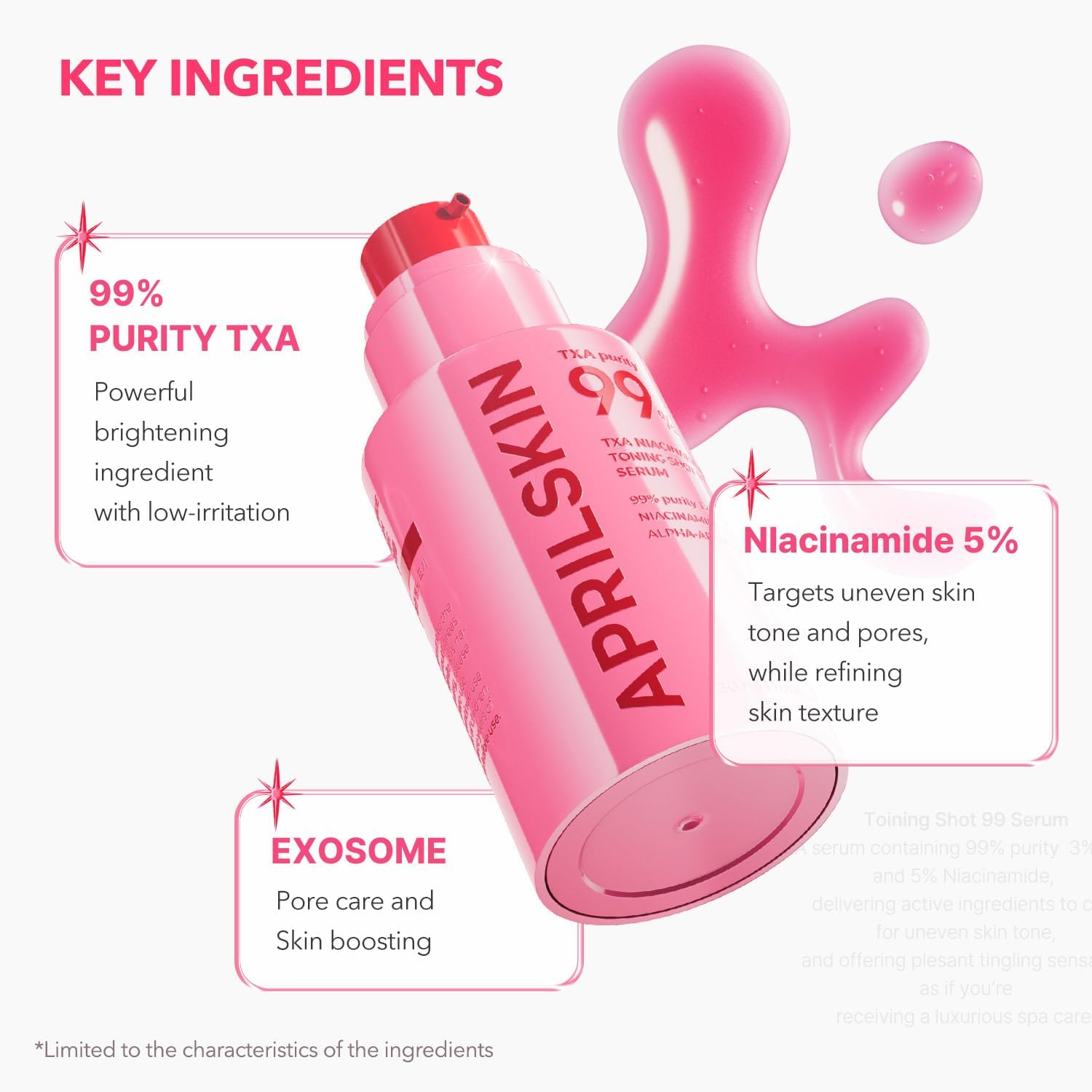 APRILSKIN TXA Niacinamide Toning Shot 99 Serum (30 ml)
