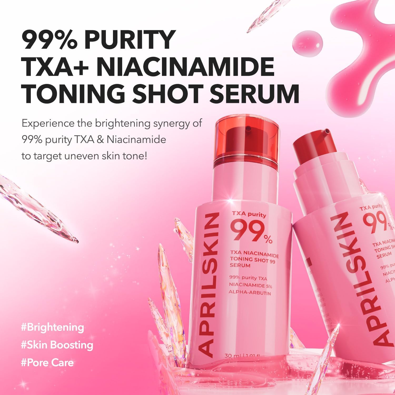 APRILSKIN TXA Niacinamide Toning Shot 99 Serum (30 ml)