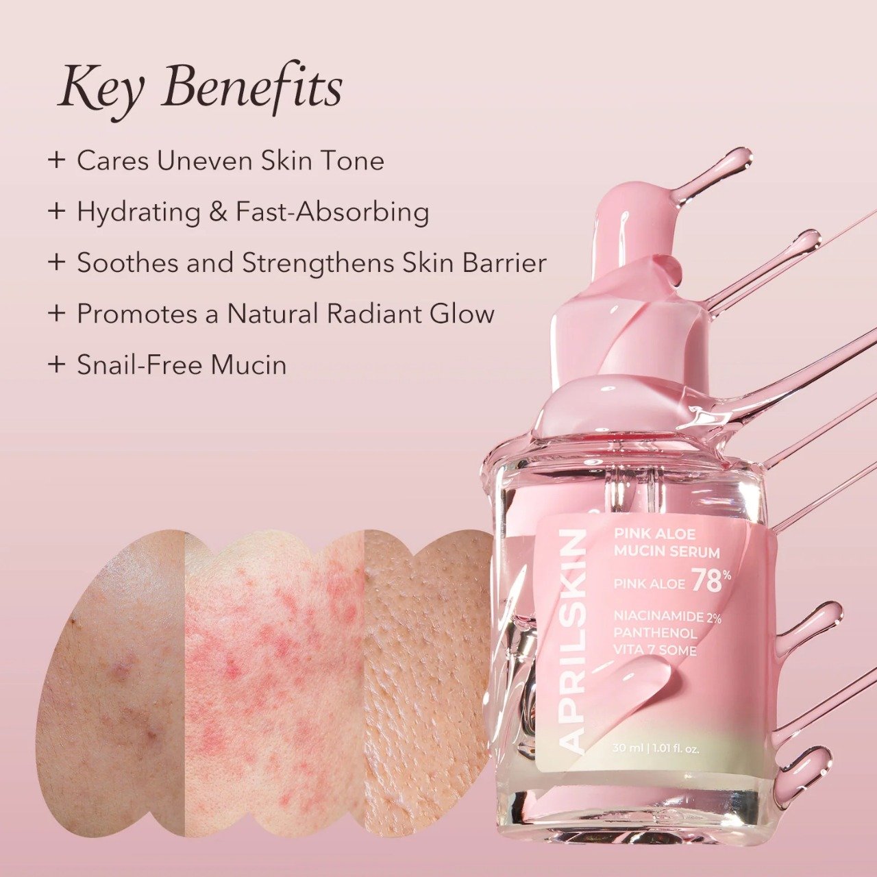 APRILSKIN Pink Aloe Mucin Serum (30 ml)