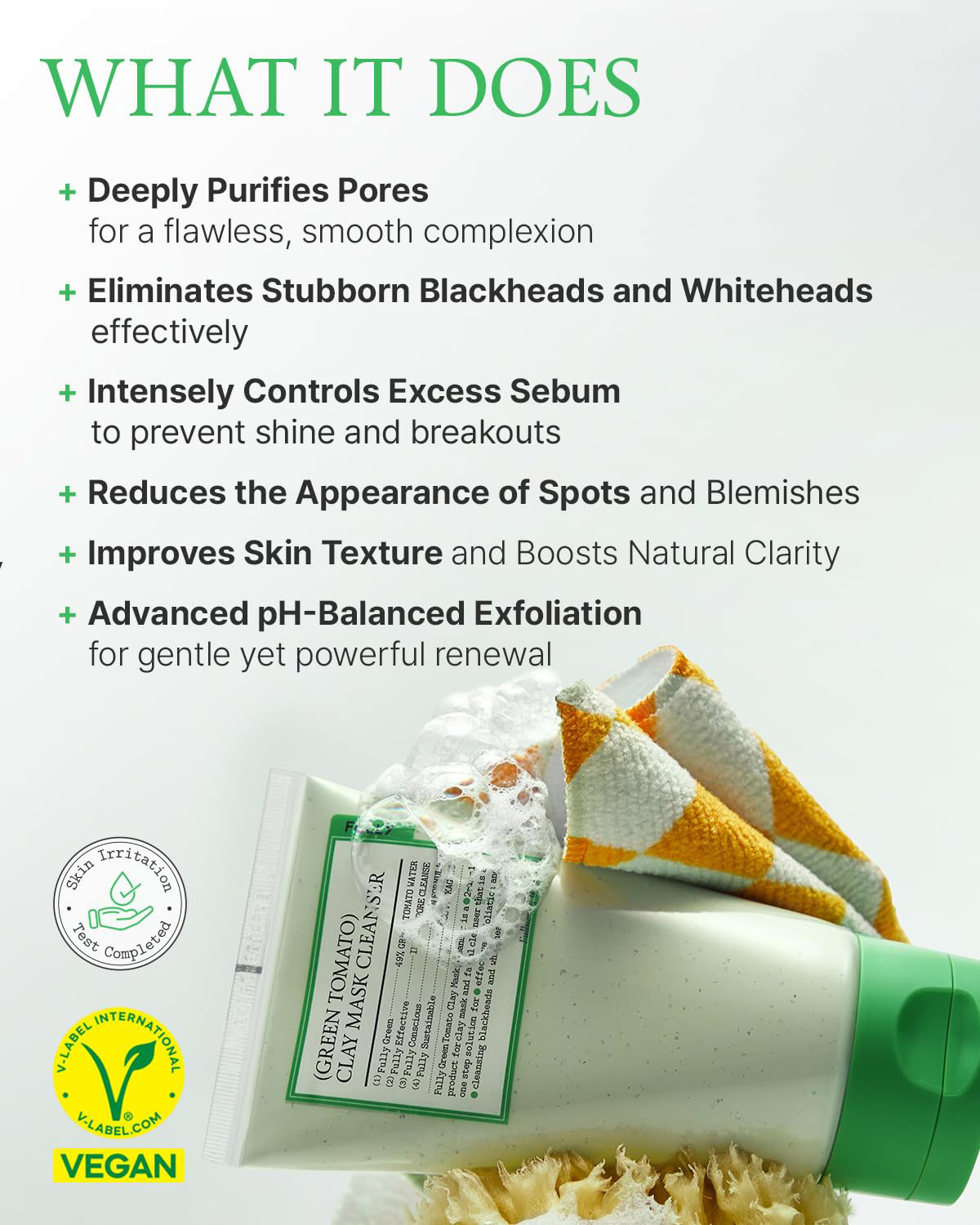 FULLY Green Tomato Clay Pack Cleanser (120 ml)