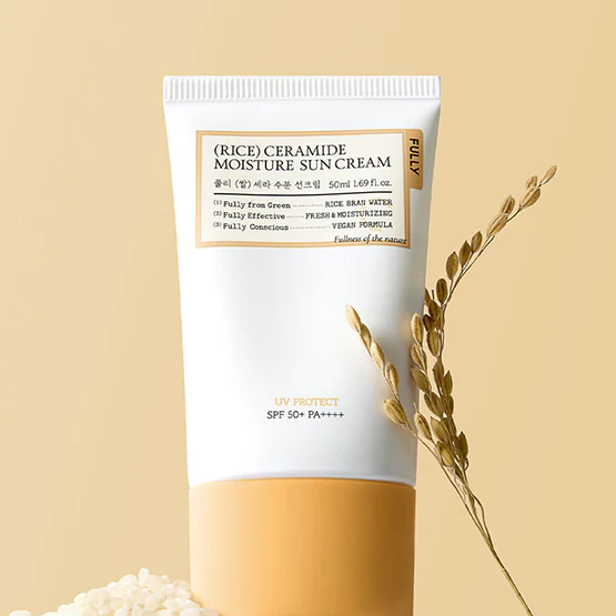 FULLY Rice Ceramide Moisture Sun Cream (SPF 50+, PA++++) – 50 ml