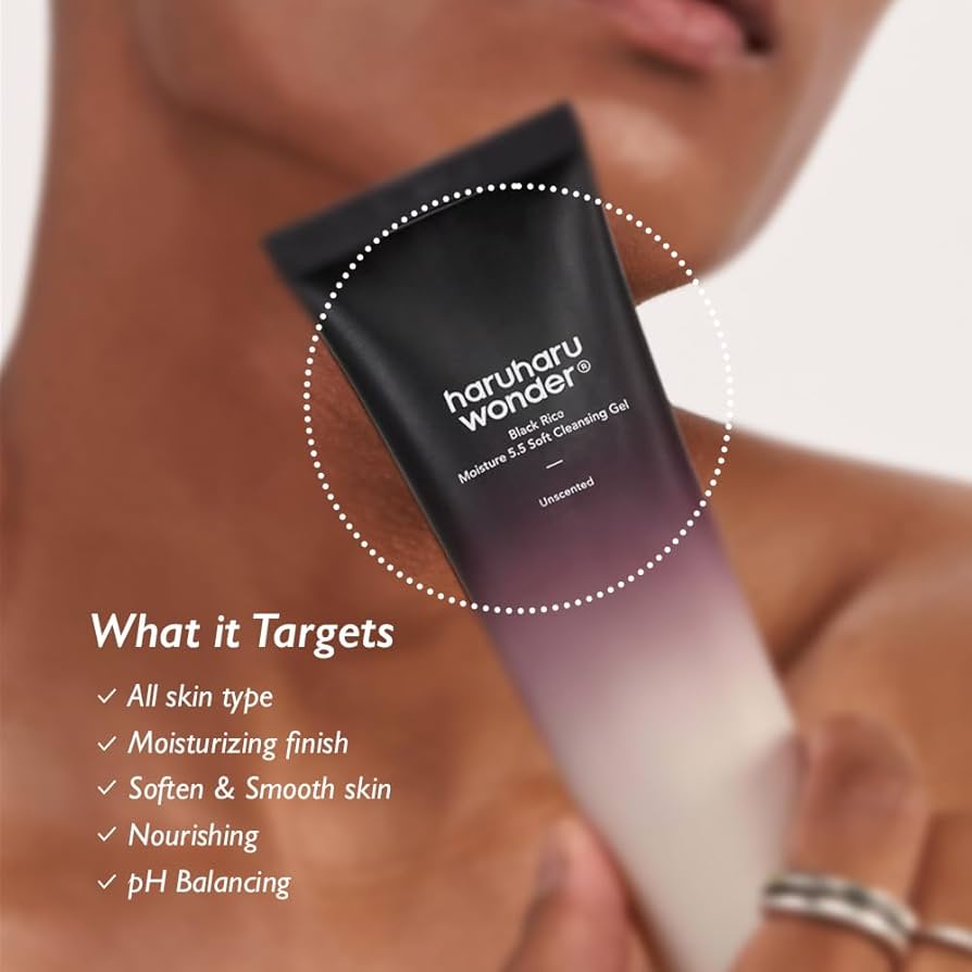 Haruharu Wonder Black Rice Moisture 5.5 Soft Deep Cleansing Gel (100ml)