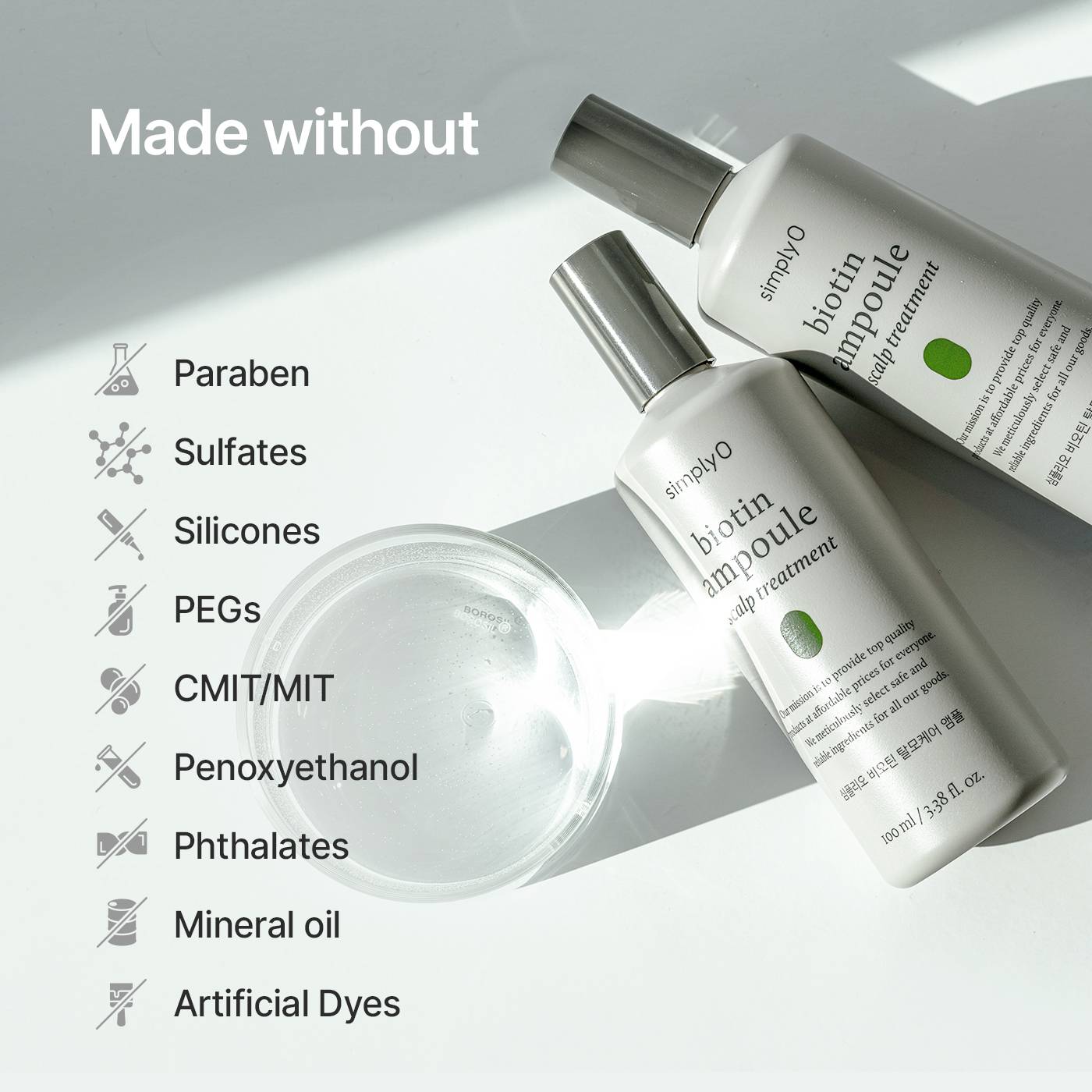  SimplyO Biotin Ampoule for Hair Loss 100ml