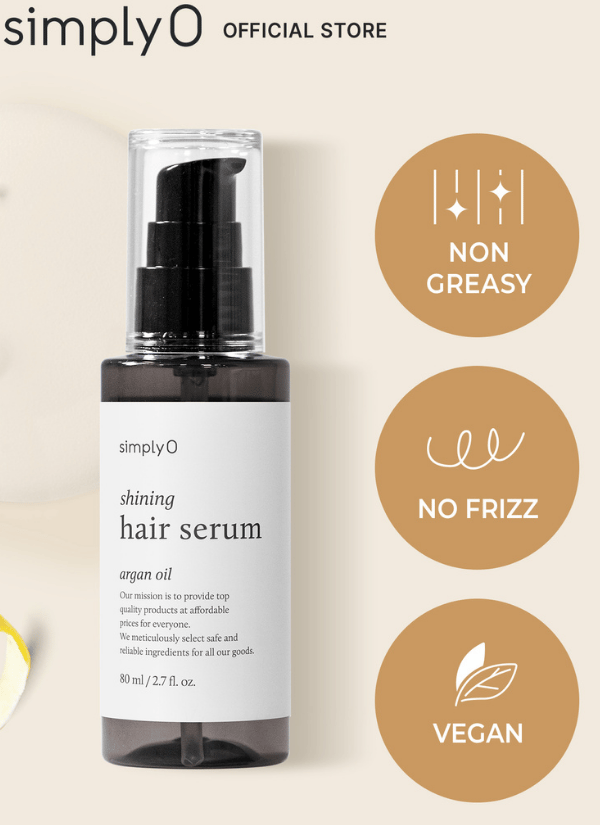SimplyO Shining Hair Serum (Argan Oil) 80ml
