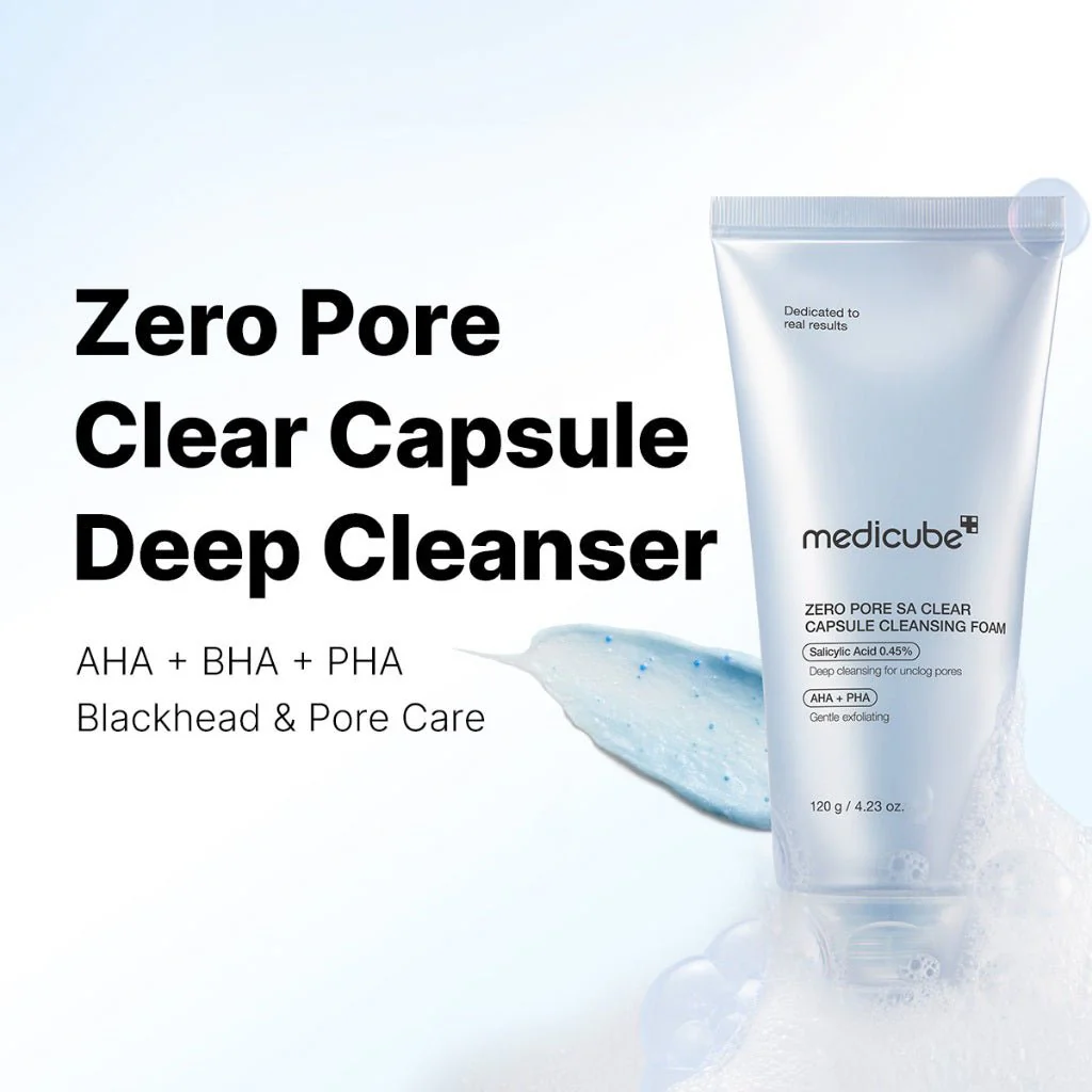 MEDICUBE Zero Pore Clearing Capsule Cleansing Foam 120g
