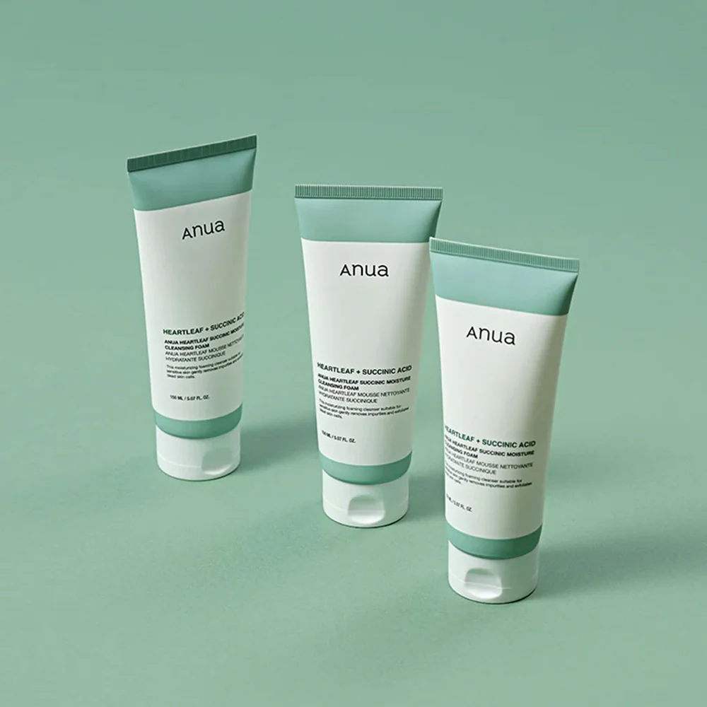 Anua Heartleaf Succinic Moisture Cleansing Foam 150ml