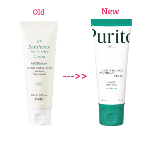 PURITO SEOUL Mighty Bamboo Panthenol Cream 100ml