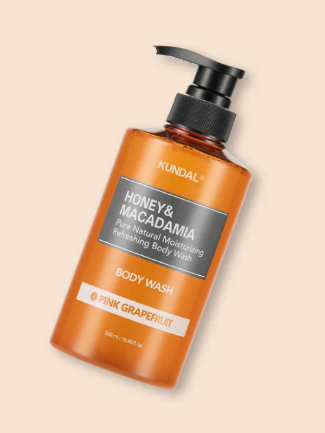 Honey & Macadamia Body Wash (Pink Grapefruit)-500ml